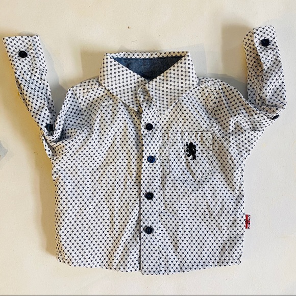 3 piece set English Laundry Baby boys collared khaki pants toddler clothes - Picture 9 of 11